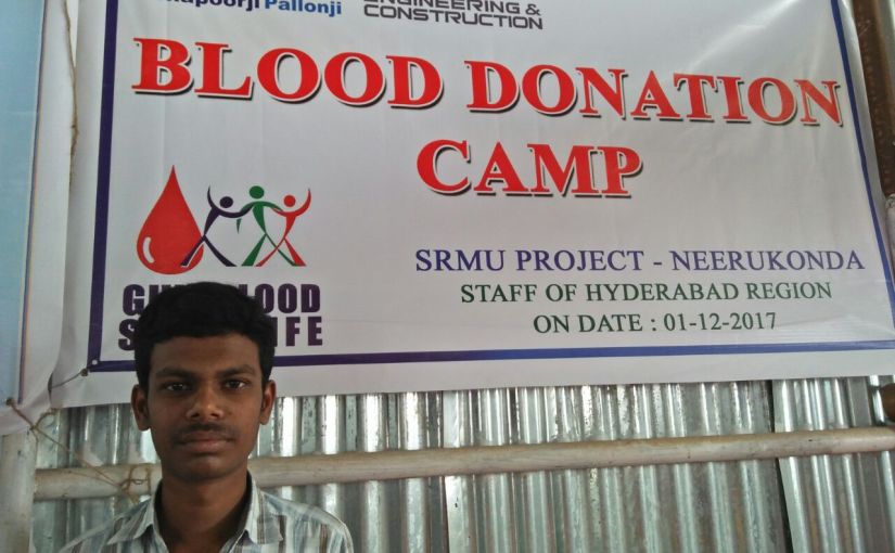 Blood Donation Camp at SRM Amaravati